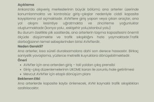 USAD’dan Ankara Trafiği İçin Statejik Uyarı