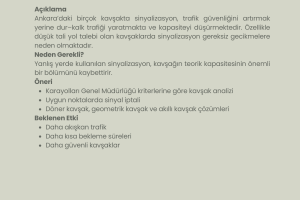 USAD’dan Ankara Trafiği İçin Statejik Uyarı