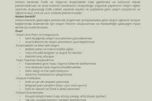 USAD’dan Ankara Trafiği İçin Statejik Uyarı